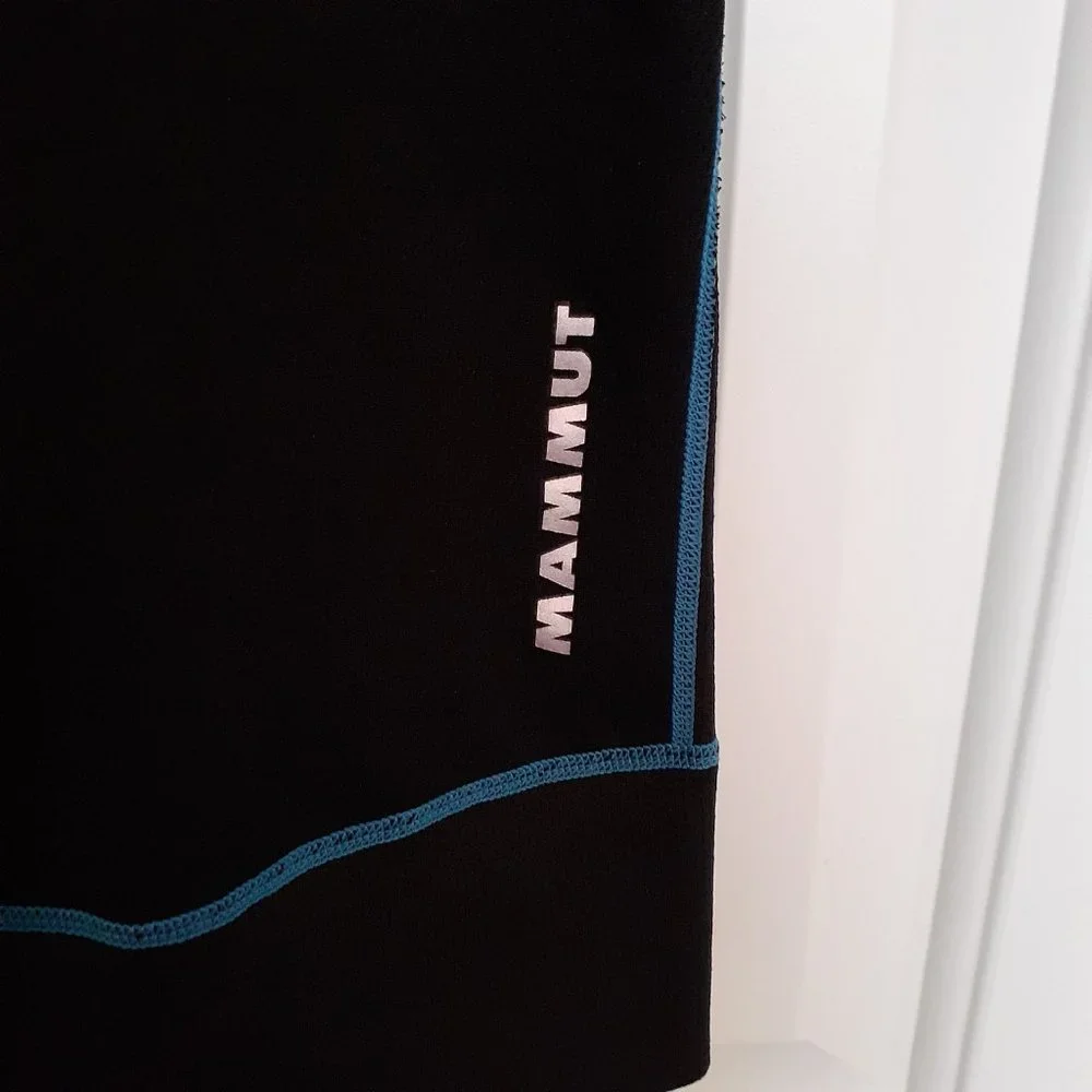 Mammut Go Warm Symbitech 3/4 Length Wool Blend Baselayer Pant Black Size XXL